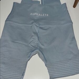 Alphalete Light Blue Seamless Leggings
